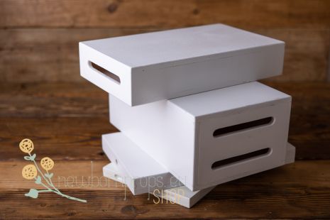 Apple boxes set - white - pre-order