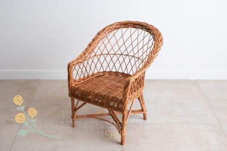 Little wicker armchair - natural colour