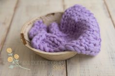 Thick wool blankets - lilac