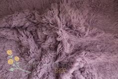 Authentic flokati rug 100% wool pastel heather - NEW