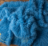 Flokati 100% wool - ocean blue