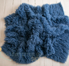 Authentic Greek Flokati 100% wool - slate blue