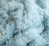 Authentic flokati rug 100% wool whisper blue 