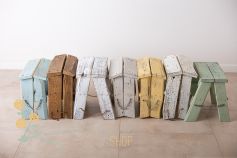 Recycled low wood ladder - pre-order
