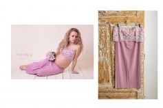 Our studio destash - pregnancy dress - old pink colour