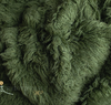 Flokati 100% wool - military green
