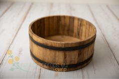 Wooden bowl with bands - fits twins 